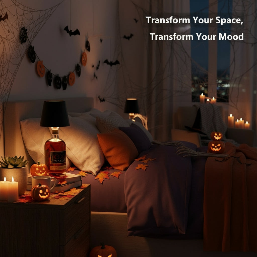 HALOWEEN BOTTLE LAMP