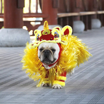 Jizai Little Lion Costume for Pets