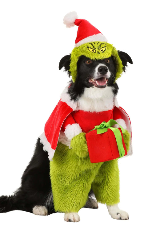 The Grinch Santa Dog