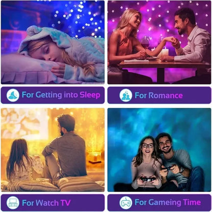 AuroraBoreal Northern Lights Projector - Bluetooth White Noise Night Light