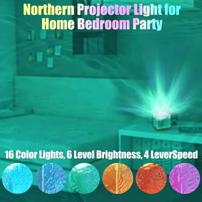 AuroraBoreal Northern Lights Projector - Bluetooth White Noise Night Light